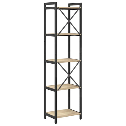 Bookshelf Sonoma Oak 40 x 30 x 155 cm Engineered Wood