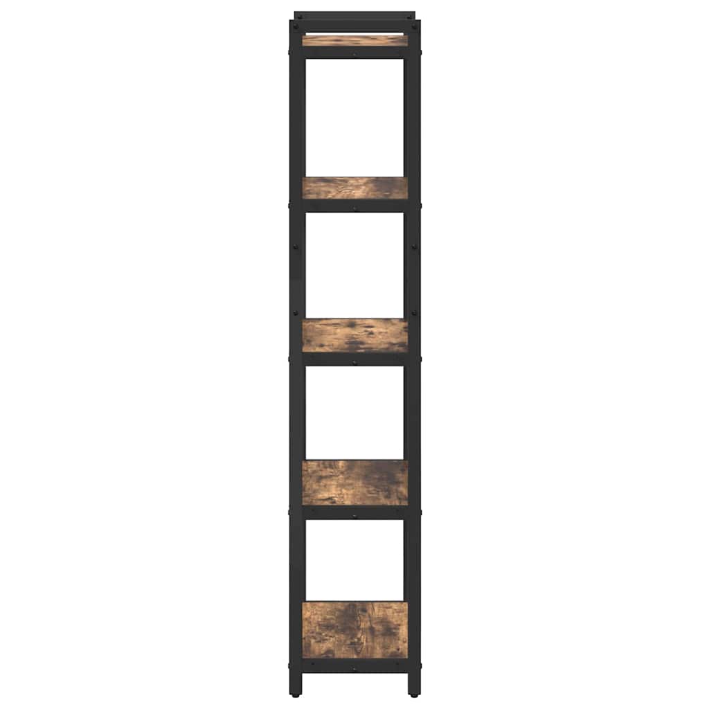 Bookshelf Smoked Oak 40 x 30 x 155 cm Engineered Wood