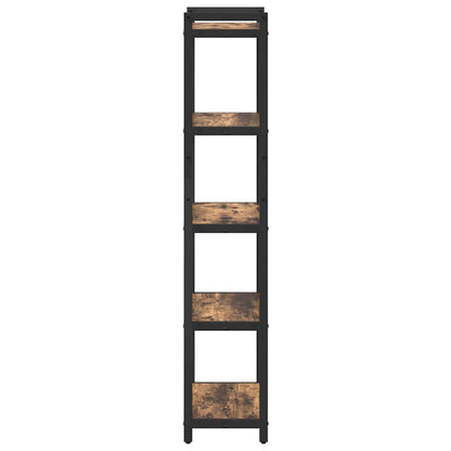 Bookshelf Smoked Oak 40 x 30 x 155 cm Engineered Wood