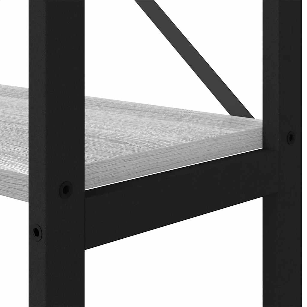 Bookshelf Grey sonoma 40 x 30 x 155 cm Engineered Wood