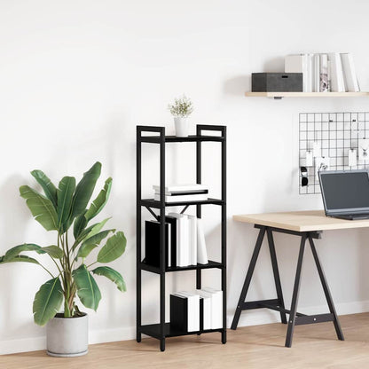 Bookshelf Black Oak 40 x 30 x 119 cm Engineered Wood