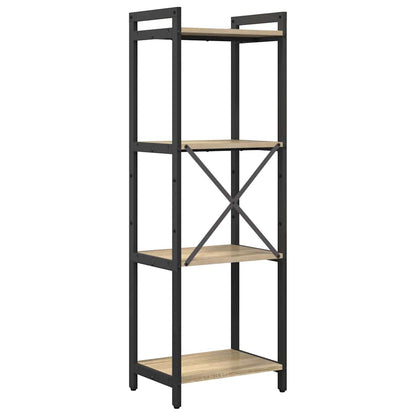 Bookshelf Sonoma Oak 40 x 30 x 119 cm Engineered Wood