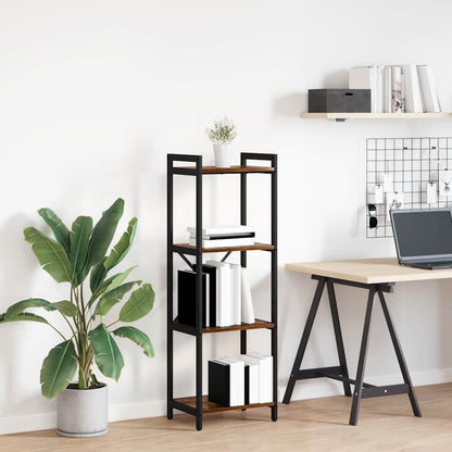 Bookshelf Smoked Oak 40 x 30 x 119 cm Engineered Wood