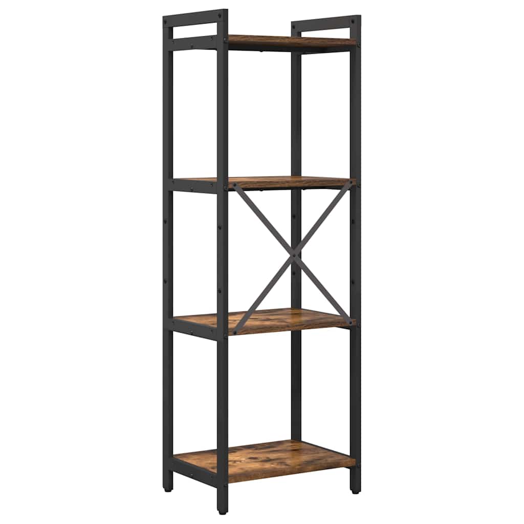 Bookshelf Smoked Oak 40 x 30 x 119 cm Engineered Wood