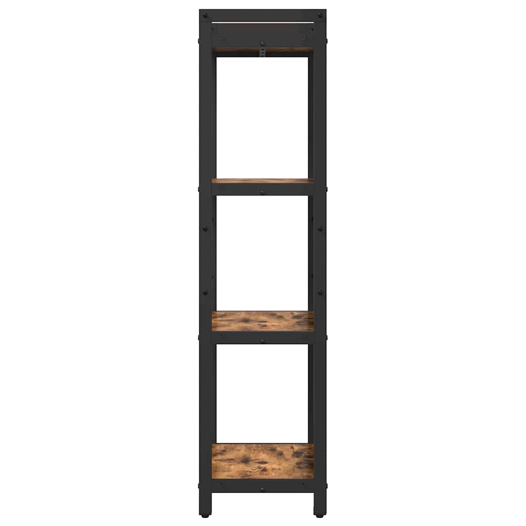 Bookshelf Smoked Oak 40 x 30 x 119 cm Engineered Wood
