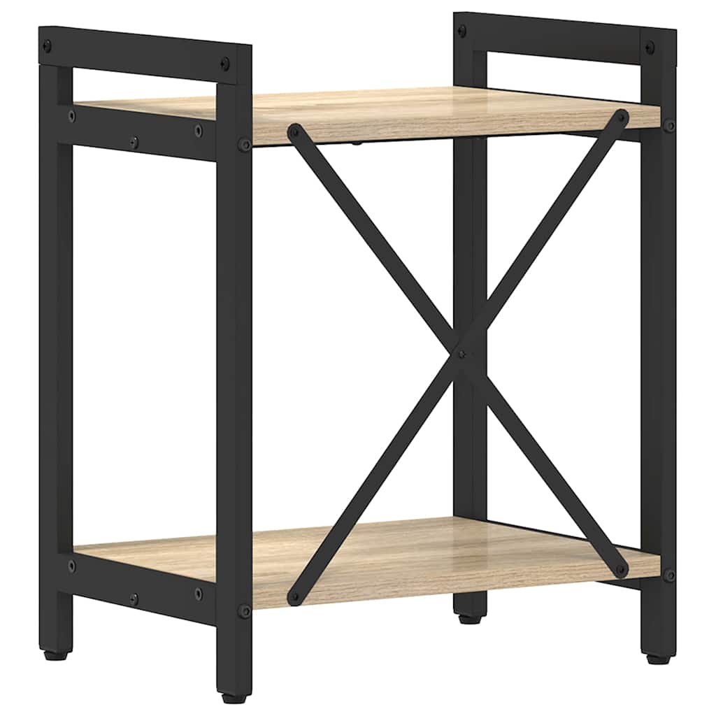 Bookshelf Sonoma Oak 40 x 30 x 50 cm Engineered Wood