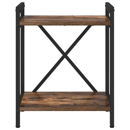 Bookshelf Smoked Oak 40 x 30 x 50 cm Engineered Wood