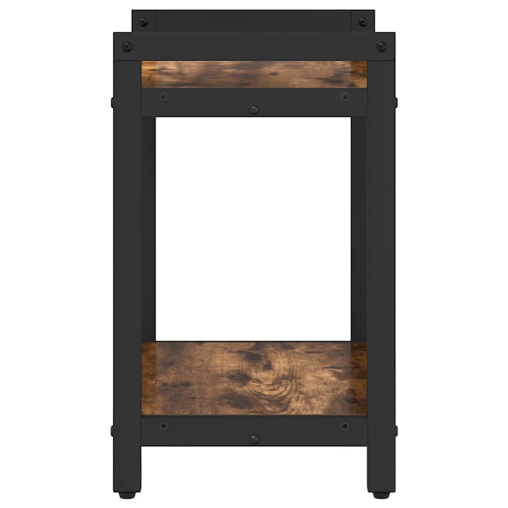 Bookshelf Smoked Oak 40 x 30 x 50 cm Engineered Wood