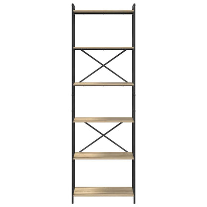 Bookshelf Sonoma Oak 60 x 30 x 189.5 cm Engineered Wood