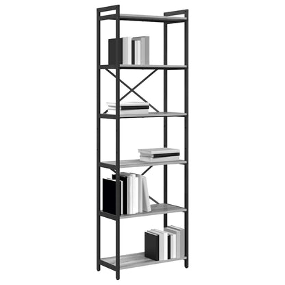 Bookshelf Grey sonoma 60 x 30 x 189.5 cm Engineered Wood