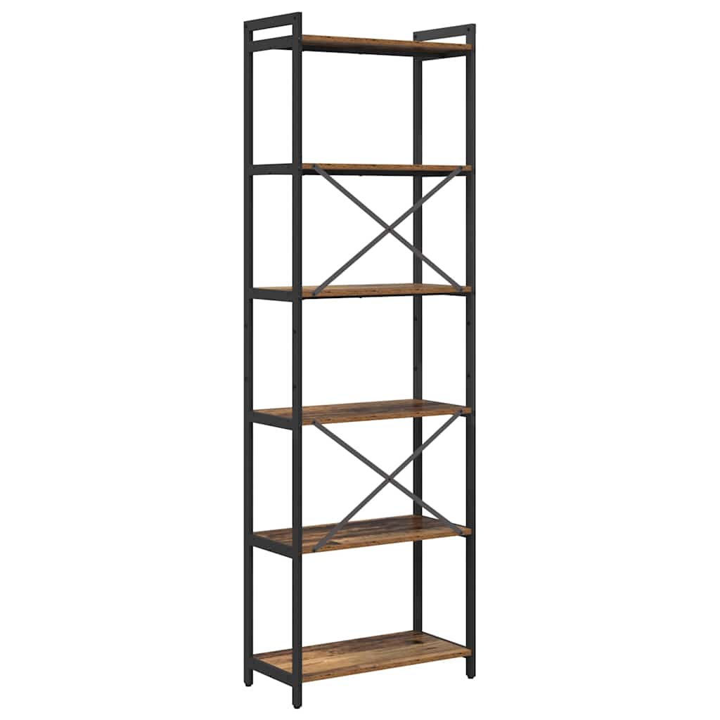 Bookshelf Old wood 60 x 30 x 189.5 cm Engineered Wood