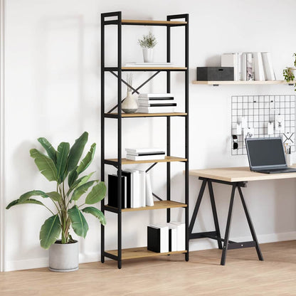 Bookshelf 60 x 30 x 189.5 cm Engineered Wood Artisan Oak
