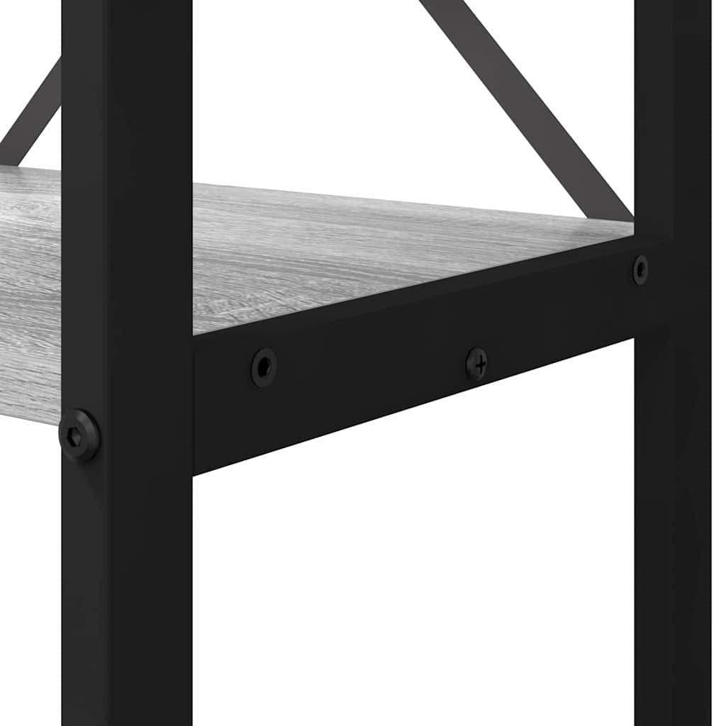 Bookshelf Grey sonoma 60 x 30 x 155 cm Engineered Wood