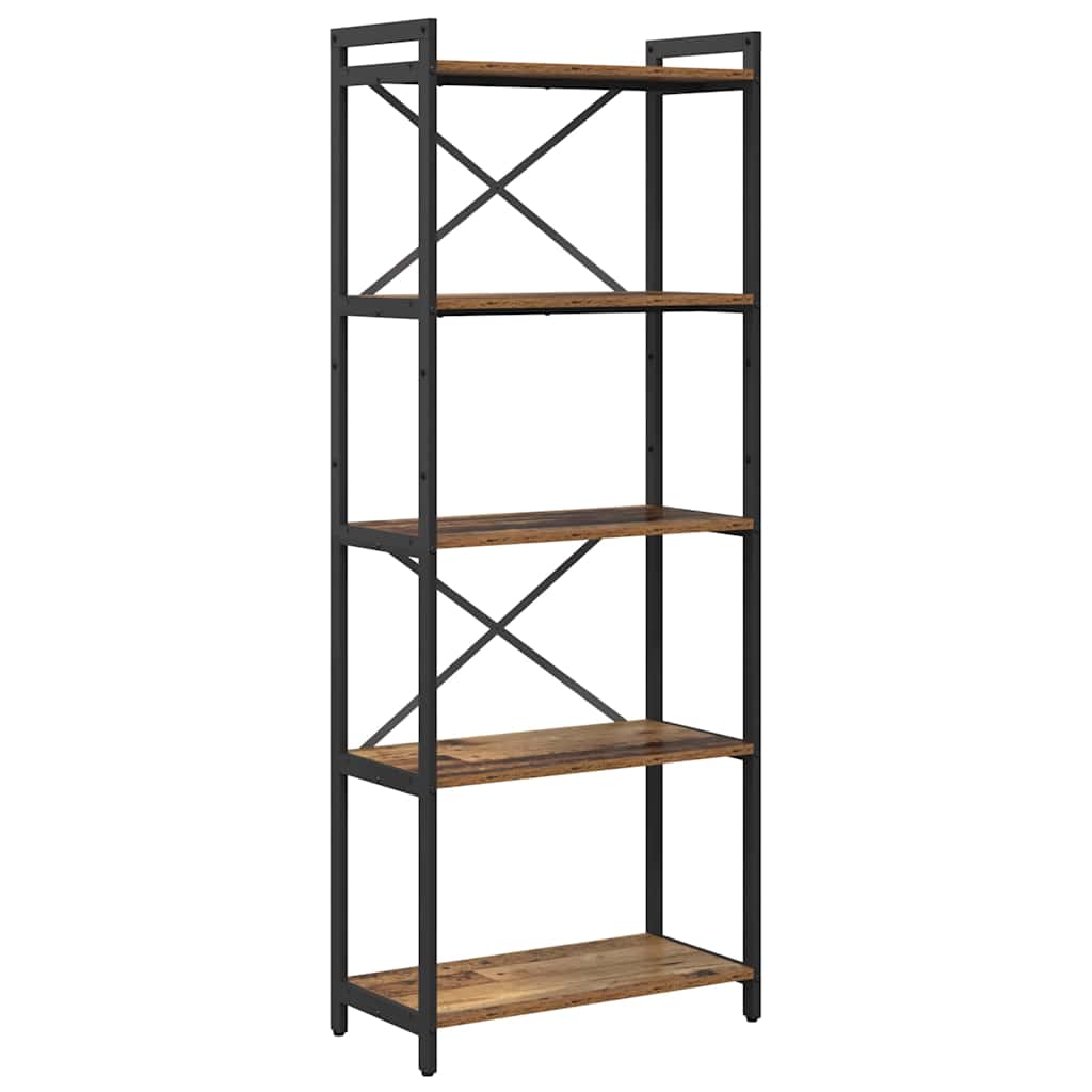 Bookshelf Old wood 60 x 30 x 155 cm Engineered Wood