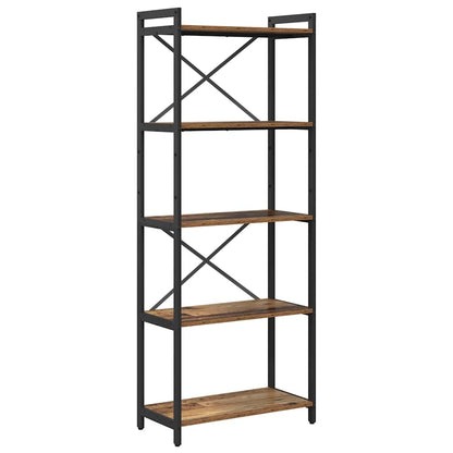 Bookshelf Old wood 60 x 30 x 155 cm Engineered Wood