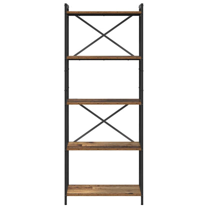 Bookshelf Old wood 60 x 30 x 155 cm Engineered Wood