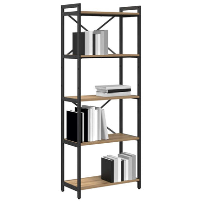 Bookshelf 60 x 30 x 155 cm Engineered Wood Artisan Oak