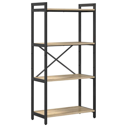 Bookshelf Sonoma Oak 60 x 30 x 120 cm Engineered Wood