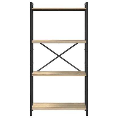 Bookshelf Sonoma Oak 60 x 30 x 120 cm Engineered Wood