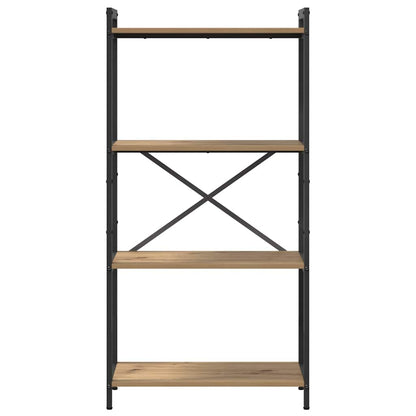 Bookshelf 60 x 30 x 120 cm Engineered Wood Artisan Oak