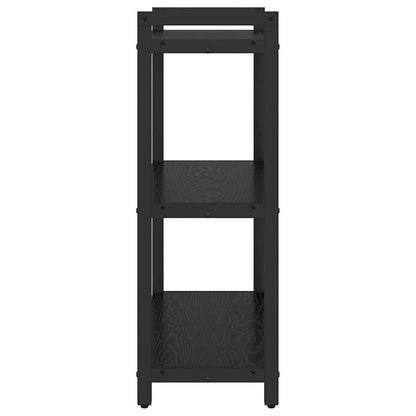 Bookshelf Black Oak 60 x 30 x 85 cm Engineered Wood