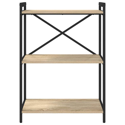 Bookshelf Sonoma Oak 60 x 30 x 85 cm Engineered Wood