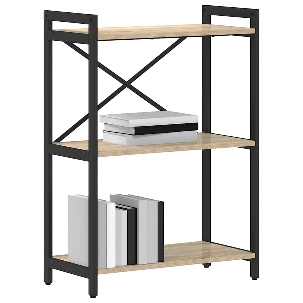 Bookshelf Sonoma Oak 60 x 30 x 85 cm Engineered Wood