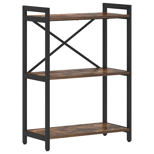 Bookshelf 60 x 30 x 85 cm Engineered Wood Smoked Oak
