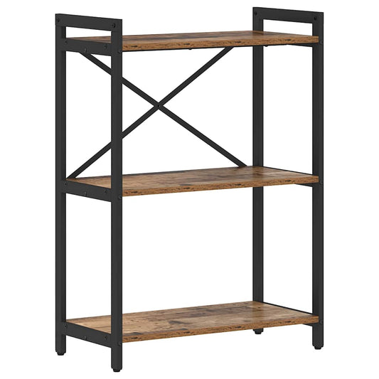 Bookshelf 60 x 30 x 85 cm Engineered Wood Old wood