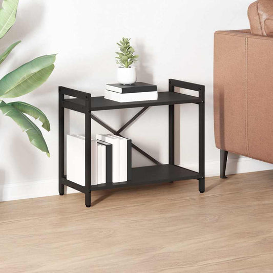 Bookshelf 60 x 30 x 50 cm Engineered Wood Black Oak