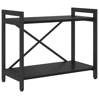 Bookshelf Black Oak 60 x 30 x 50 cm Engineered Wood