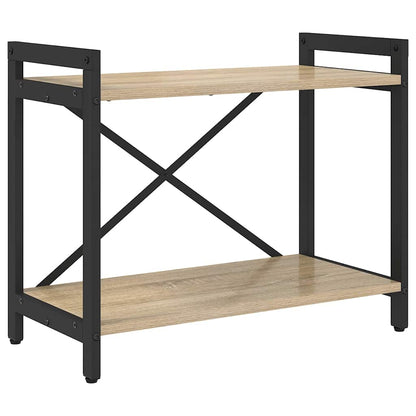 Bookshelf Sonoma Oak 60 x 30 x 50 cm Engineered Wood