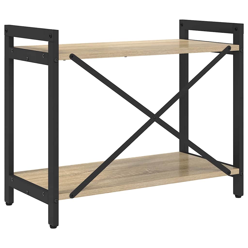 Bookshelf Sonoma Oak 60 x 30 x 50 cm Engineered Wood