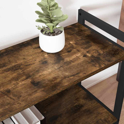 Bookshelf Smoked Oak 60 x 30 x 50 cm Engineered Wood
