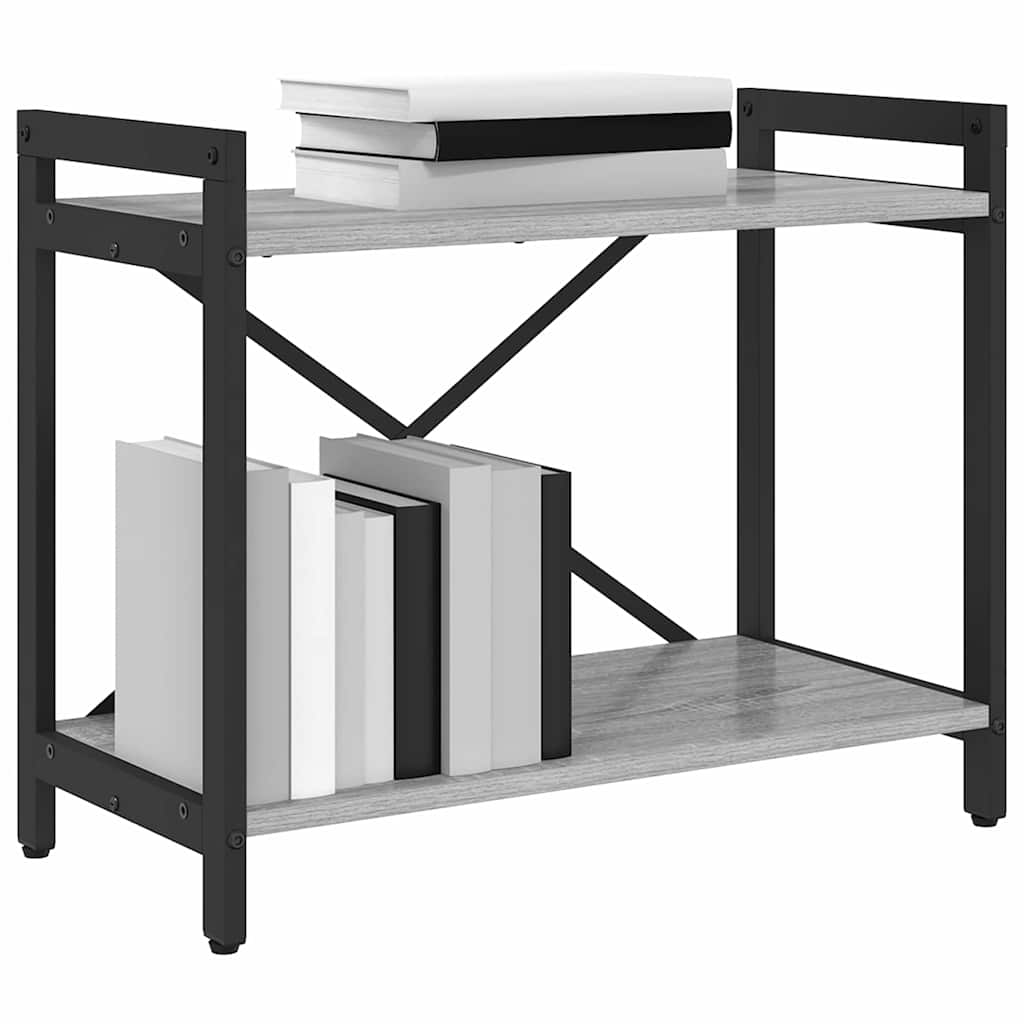 Bookshelf Grey sonoma 60 x 30 x 50 cm Engineered Wood