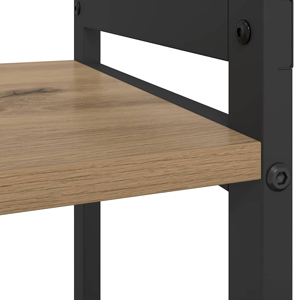 Bookshelf 60 x 30 x 50 cm Engineered Wood Artisan Oak
