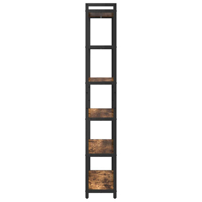 Bookshelf Smoked Oak 80 x 30 x 189.5 cm Engineered Wood