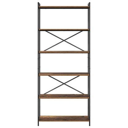 Bookshelf Old wood 80 x 30 x 189.5 cm Engineered Wood