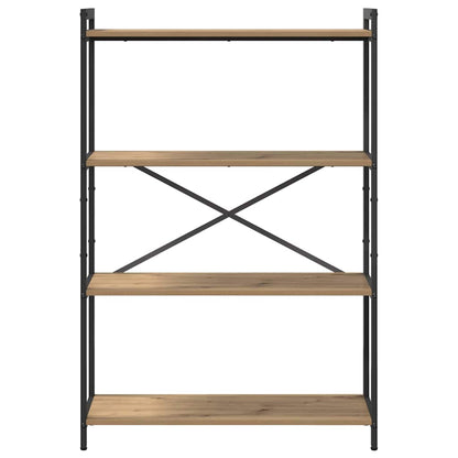 Bookshelf 80 x 30 x 120 cm Engineered Wood Artisan Oak