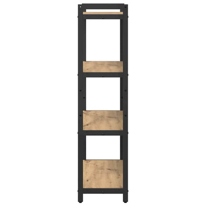 Bookshelf 80 x 30 x 120 cm Engineered Wood Artisan Oak