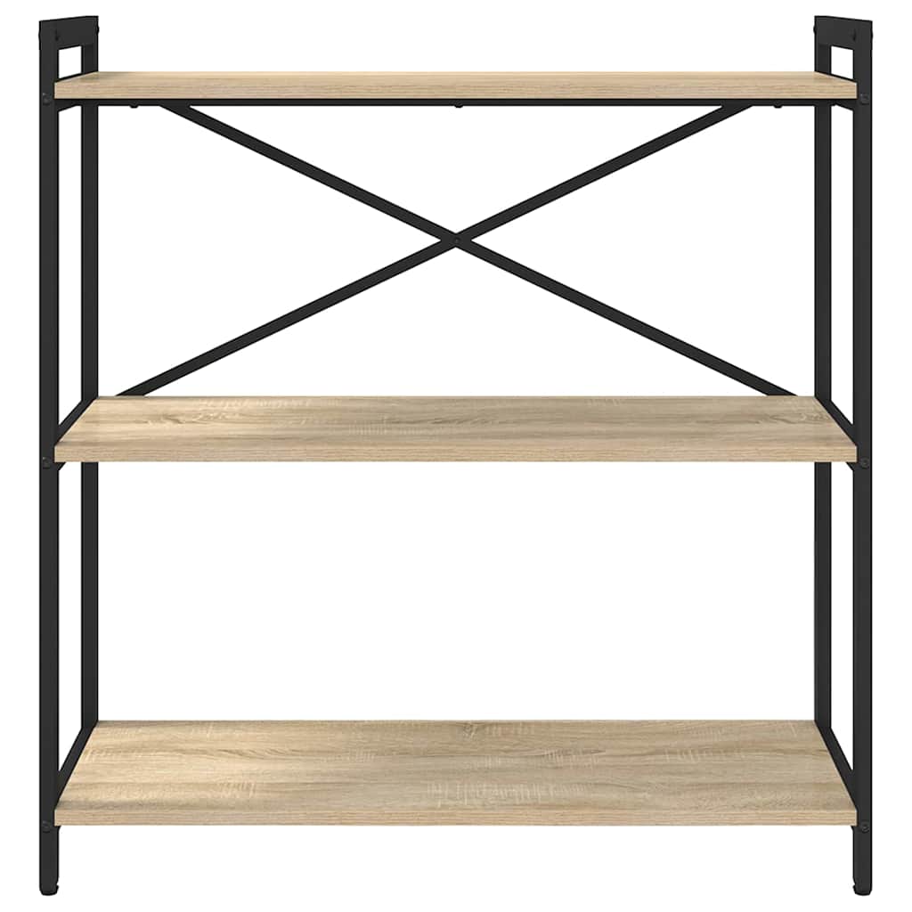 Bookshelf Sonoma Oak 80 x 30 x 85 cm Engineered Wood