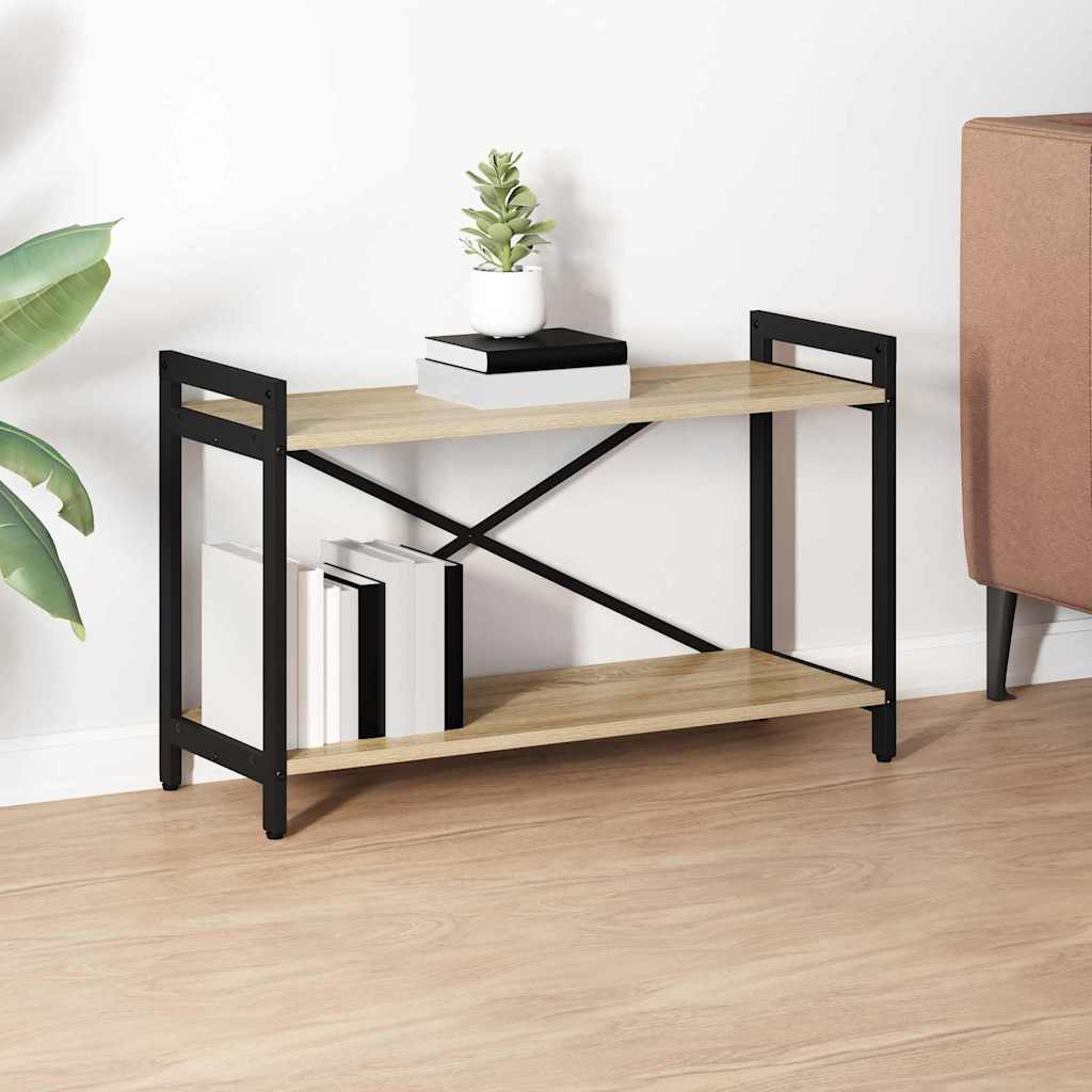 Bookshelf Sonoma Oak 80 x 30 x 50 cm Engineered Wood