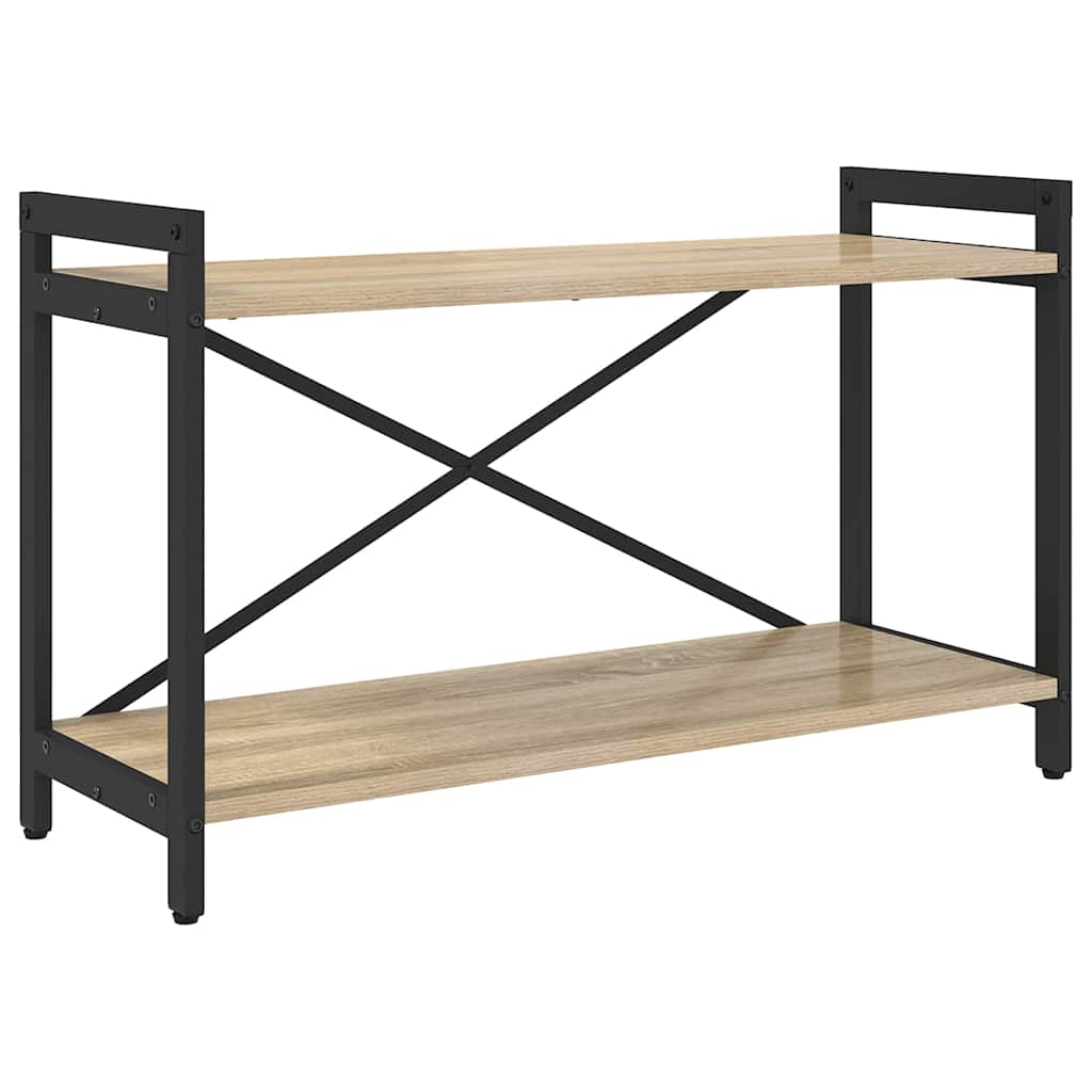 Bookshelf Sonoma Oak 80 x 30 x 50 cm Engineered Wood