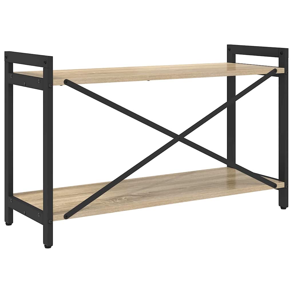 Bookshelf Sonoma Oak 80 x 30 x 50 cm Engineered Wood