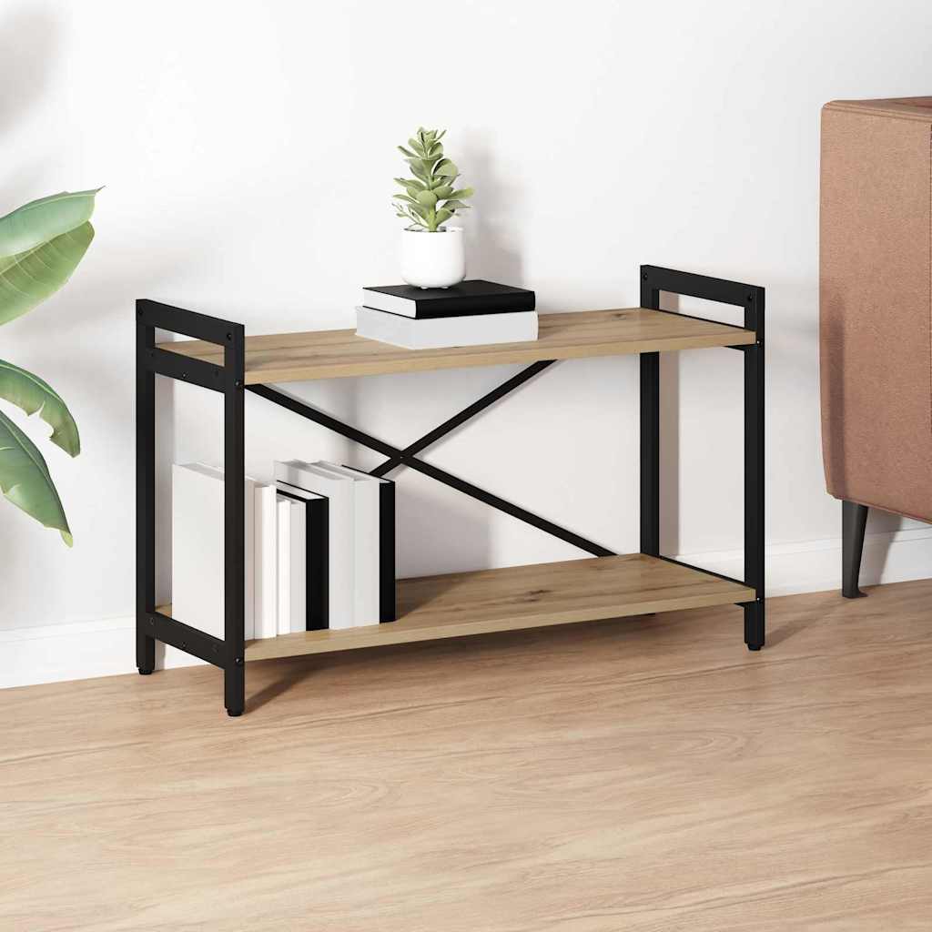 Bookshelf 80 x 30 x 50 cm Engineered Wood Artisan Oak