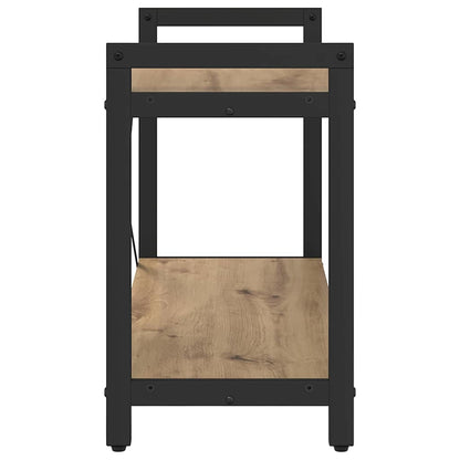 Bookshelf 80 x 30 x 50 cm Engineered Wood Artisan Oak