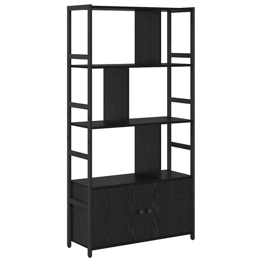 Bookshelf 80 x 30 x 155.5 cm Engineered Wood Black Oak