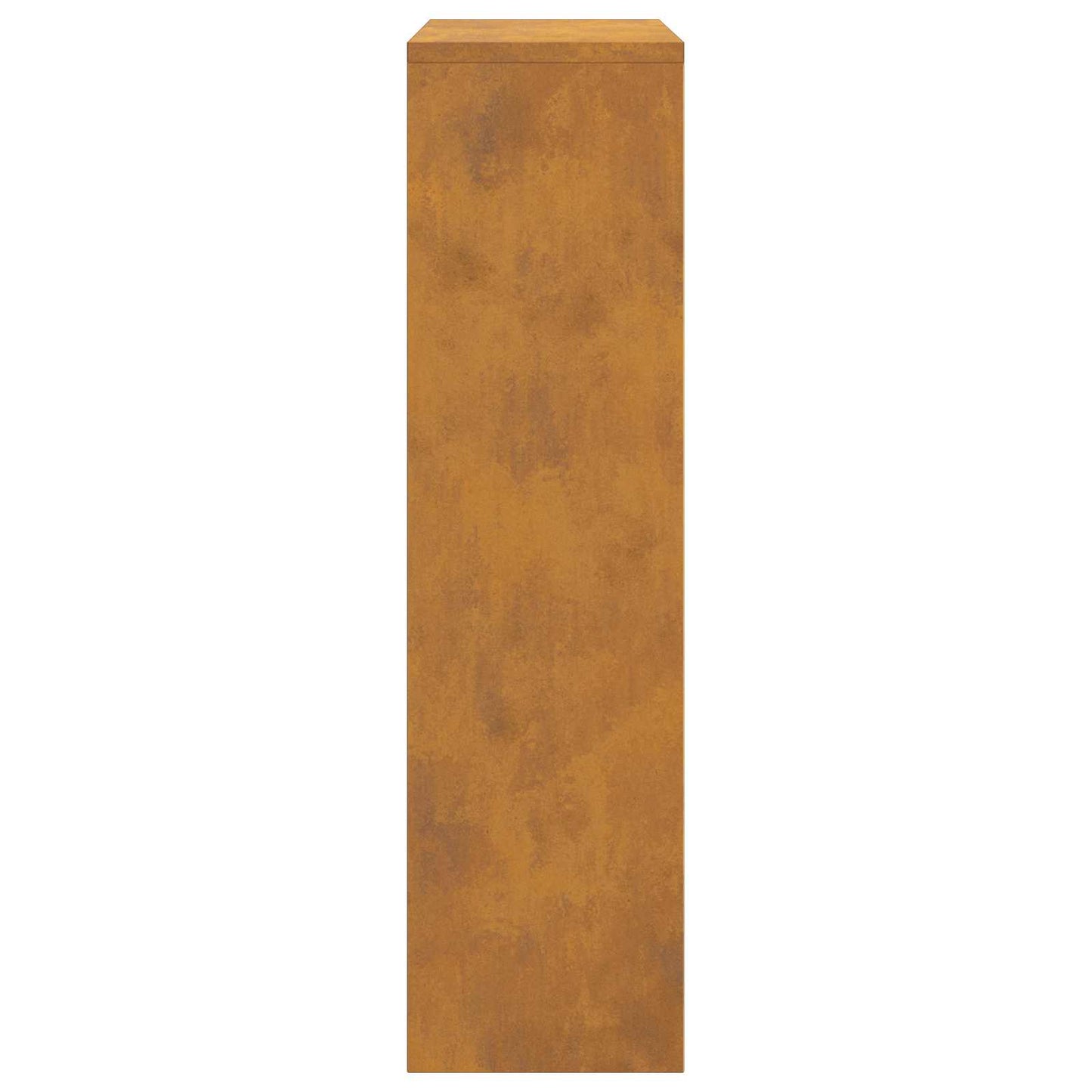 Parcel Drop Box Rusty 17.32 x 8.66 x 32.28 in Weathering Steel