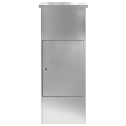 Parcel Drop Box Black 44.5 x 29 x 110.5 cm Galvanised Steel