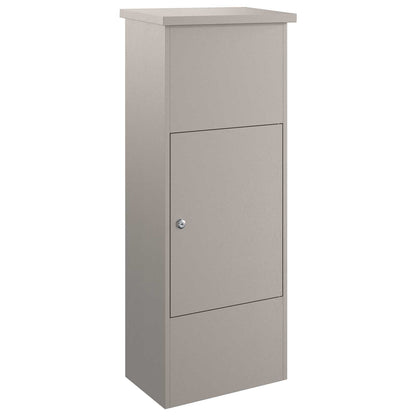 Parcel Drop Box Rusty 17.52 x 11.42 x 43.50 in Weathering Steel